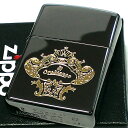 オロビアンコ ジッポ 【ポイント5倍】ZIPPO Orobinco ニッケルブラック＆ゴールド オロビアンコ 黒金 ロゴ ブランド ジッポ ライター かっこいい イタリア 金差し シンプル メンズ ミラノ ギフト プレゼント