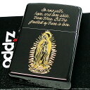 ZIPPO マリア ジッポ ライター ブラックニッケル 黒金 Maria 彫刻 御守り かっこいい 聖母マリア様 おしゃれ 金差し メンズ ゴールド レディース...