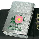 ZIPPO ライター 1993年製 カナダ製 廃盤 レア ワイルドローズ オンタリオ製 アルバータ州 ジッポ おしゃれ 薔薇 珍しい ヴィンテージ 未使用品 ビ...