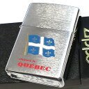 ZIPPO カナダ製 レア 1999年製 ジッポ ライター オンタリオ製 旗 シルバー ビンテージ ケベック州 おしゃれ 日本 廃盤 珍しい ユリ ヴィンテージ...