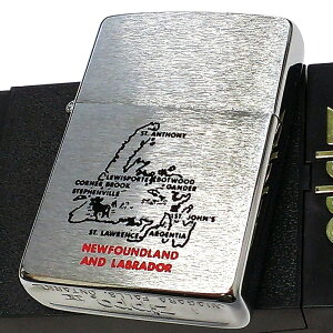 ZIPPO ライター 1993年製 カナダ製 廃盤 レア オンタリオ製 ニューファンドランド島 ジッポ おしゃれ 珍しい ヴィンテージ 未使用品 ビンテージ 絶版 シルバー レディース プレゼント ギフト