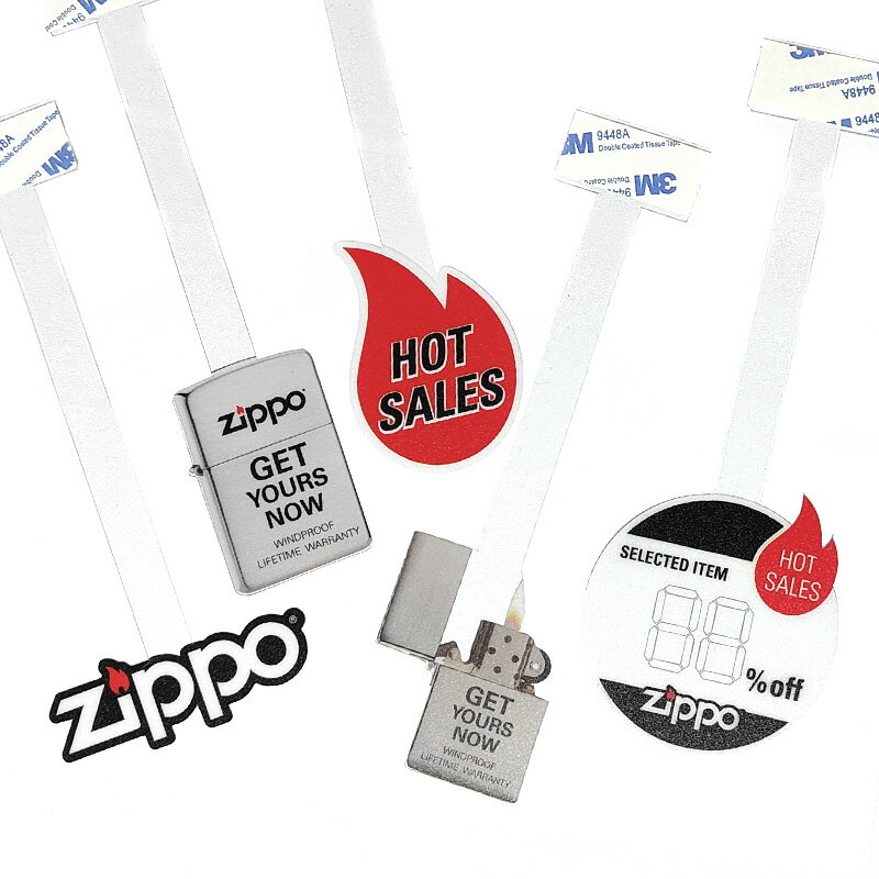 ZIPPO ステッカー POP 正規ライセンス