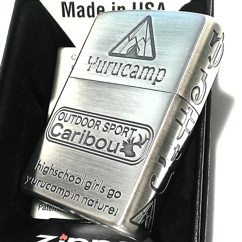 楽天Zippoタバコケース 喫煙具のハヤミZIPPO ライター ゆるキャン△ カリブー ジッポー 可愛い キャンプ ゆるキャンジッポ アニメ キャラクター かわいい メンズ レディース ギフト プレゼント 動画有り