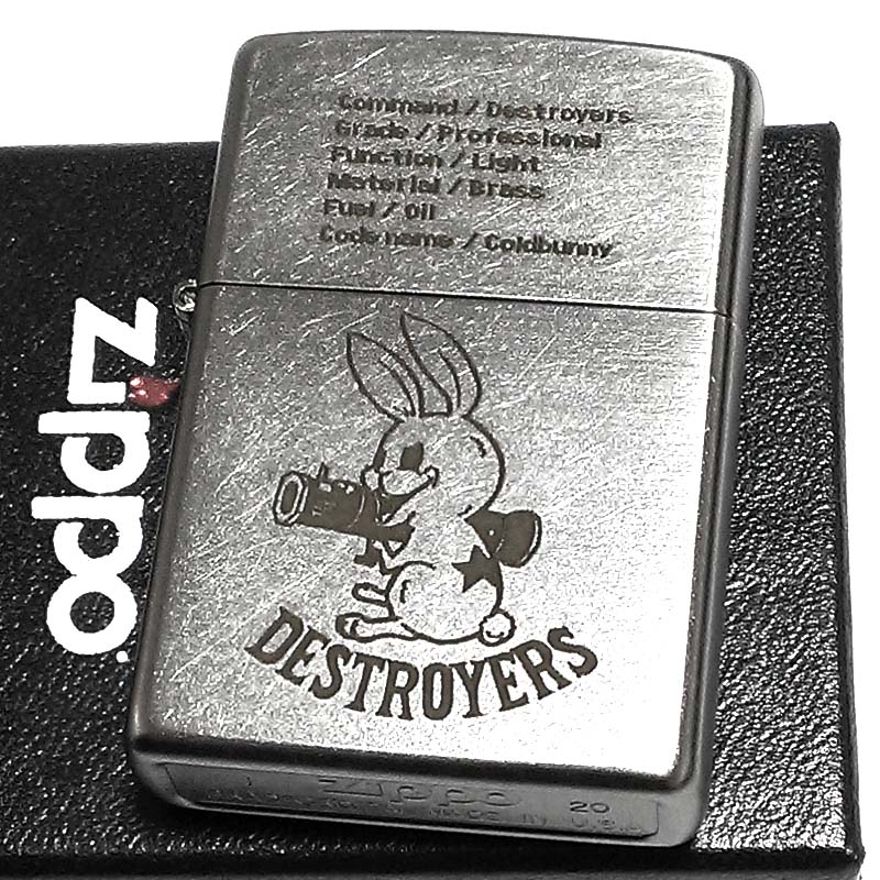 ジッポ ライター オールドフィニッシュ COLDBUNNY ZIPPO コールドバニー ウサギ 可...