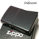 ZIPPO ライター イリディセント パープル ジッポ 無地 シンプル スタンダード 紫 かっこいい 動画あり おしゃれ 定番 メンズ ギフト プレゼント