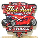 掛時計 おしゃれ アンティーク クロック 時計 車 Hot Rod Motor Club 壁掛け かっこいい アメリカン 雑貨 かわいい バー カフェ お店 店舗 可愛い インテリア 部屋