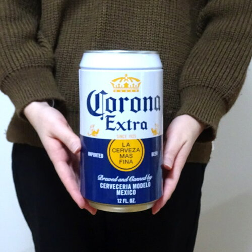 コロナビール缶型のコインバンク!貯金箱 コロナ 缶 バンク CORONA EXT...