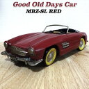 【ポイント10倍】ビンテージカー レーシングカー MBZ-SL RED かわいい オープンカー Good Old Days Car レトロ アンティーク おしゃれ ヴィンテージカー レッド カフェ 店舗 可愛い アメリカン 雑貨 置物 ブリキ 車 おもちゃ インテリア