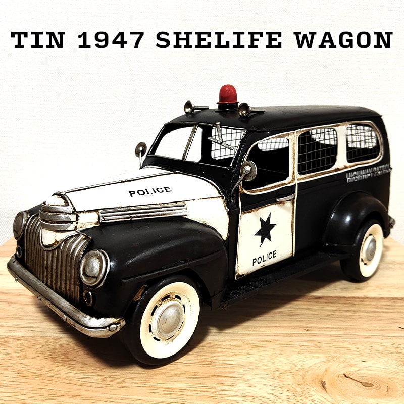 re[WJ[ TIN 1947 SHELIFF WAGON |X  AJ x@  POLICE Be[W g  IuWF G AeB[N u CeA JtF o[ X