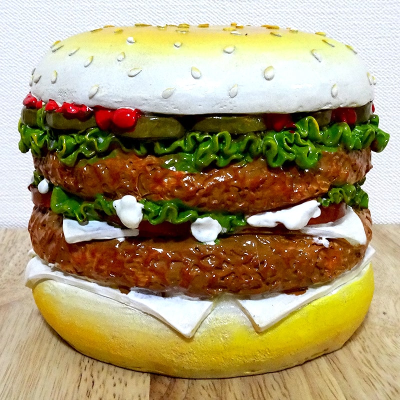 貯金箱 おしゃれ ハンバーガー ヴィンテージ HAMBURGER オブジェ コインバンク ビンテージ アンティーク マネーバンク 店舗 おもちゃ レトロ アメリカン 雑貨 置物 かわいい インテリア 可愛い