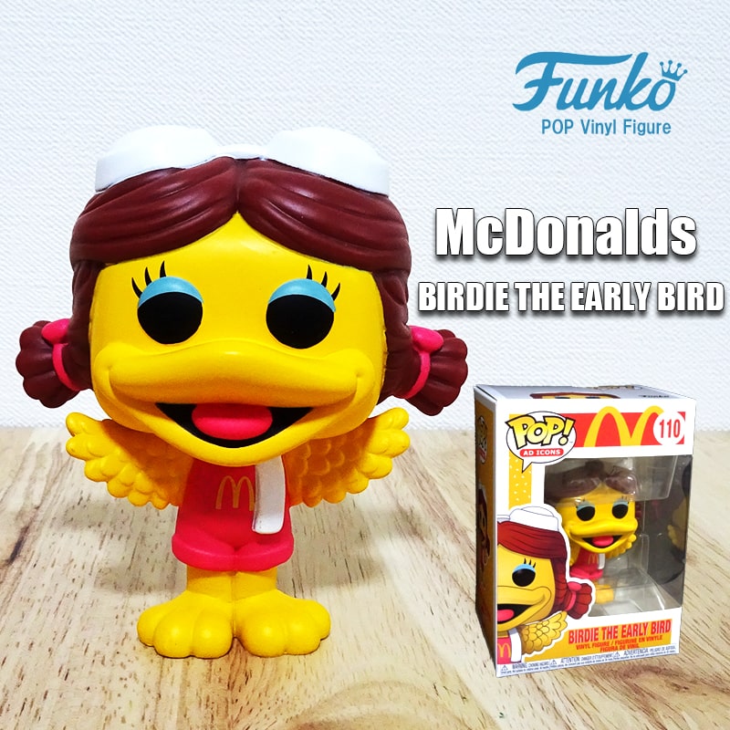 フィギュア マクドナルド バーディ McDonalds BIRDIE THE EARLY BIRD オブジェ 可愛い アメリカン 雑貨 アンティーク 置物 FUNKO かわいい インテリア おしゃれ おもちゃ カフェ 店舗