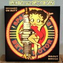 LEDライト 壁掛け ベティ・ブープ インテリア 雑貨 キャンバス LED Canvas Light BOX BETTY-PLUG おしゃれ 可愛い 光る 間接...