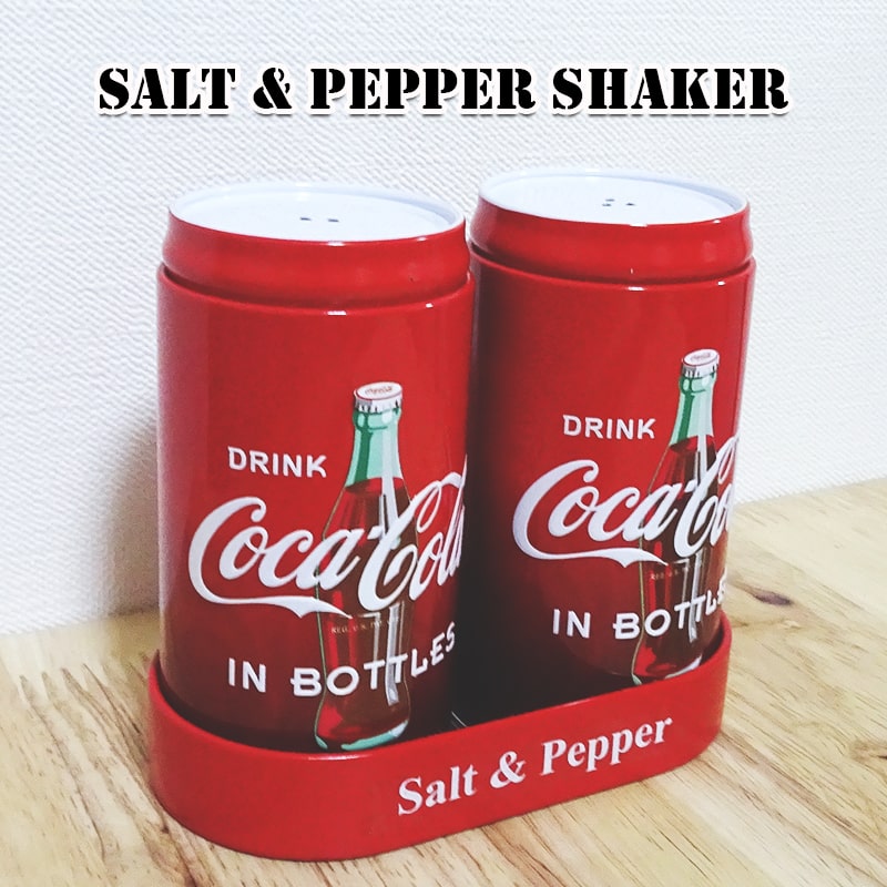 コカコーラ COKE S P SHAKER かわいい 塩こしょう 容器 正規ライセンス品 キッチン コーラ ビンテージ アメリカン 雑貨 赤 ミニ インテリア おしゃれ 可愛い カフェ 店舗