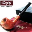 パイプ 本体 Barling メリルボーン バーリング スムース仕上げ 9mmフィルター ブラウン 喫煙具 スターリングシルバー ライオン純銀 MARYLEBO...