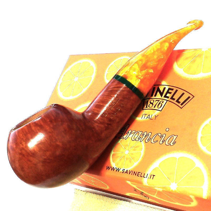 パイプ 喫煙具 SAVINELLI アランシア 320 サビネリ オレンジ おしゃれ イタリア製 パイプ本体 たばこ タバコ 9ミリフィルター 橙色 高品質 メンズ ギフト プレゼント 2