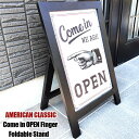 オープンスタンド 看板 Come in OPEN Finger かわいい 店舗用 フォルダブルスタンド 玄関飾りインテリア おしゃれ 可愛い イベント アメリカン 雑貨 お店 カフェ レストラン(3)