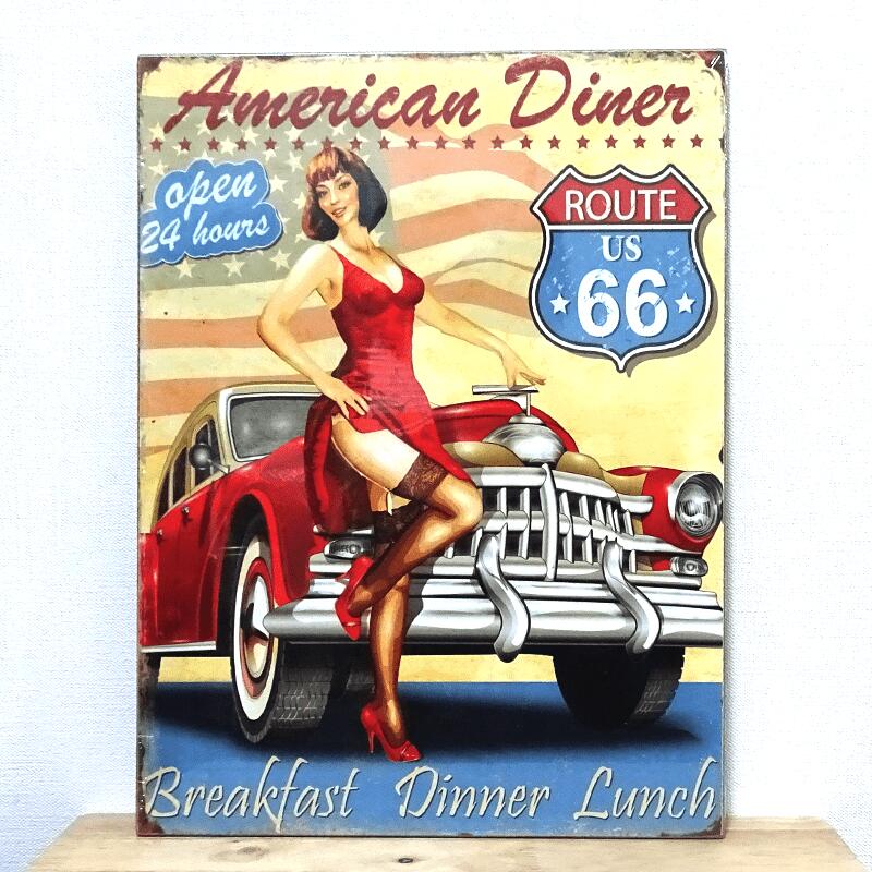 ؐŔ ZNV[ American Diner 66  ROUTE66 AJ Ebh{[h K[W Ǌ|   킢 JtF X  gŔ