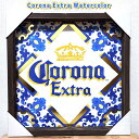 コロナ アートフレーム 木製 CORONA EXTRA ロゴ プレート おしゃれ ビール 壁飾り 大きい 目立つ アートパネル 正規ライセンス品 アメリカン 雑貨 可愛い インテリア かわいい お店 カフェ バー(3)