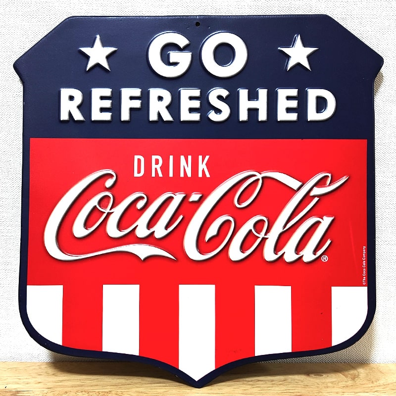 uLŔ RJR[ G{X^TC Go Refreshed Striped AJ G COCA-COLA S XgCv g  AeB[N Ǌ| v[g bh lCr[  Ǐ CeA X