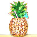 ブリキ看板 可愛い ビンテージ Pineapple Summer パイナップル ジュース アンティーク ガレージ プレート 壁飾り アメリカン 雑貨 インテリア おしゃれ かわいい サーファー カフェ 店舗
