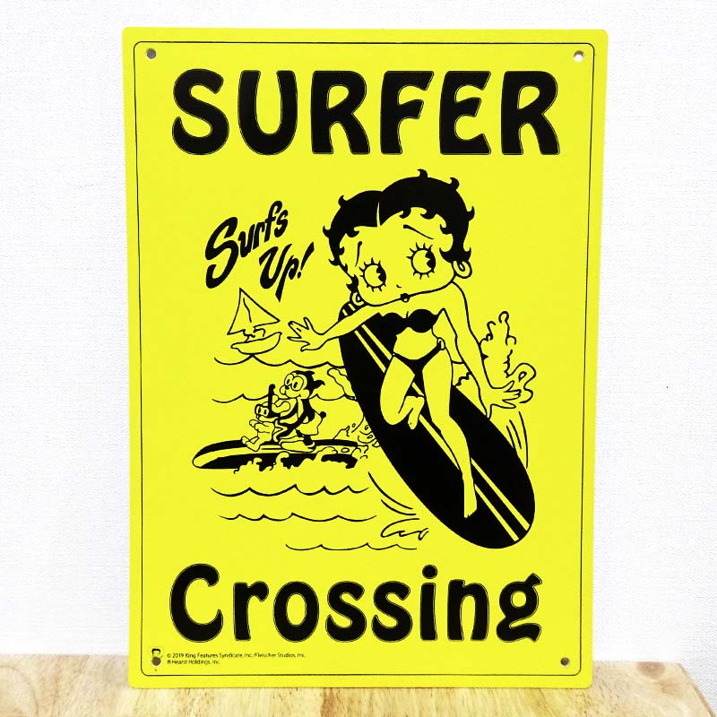 y|Cg5{zTC{[h Ŕ  Betty Plastic Sign Board SURFING v[g xeBEu[v Betty Boop K[WCG[ Ǐ T[t@[ AJ  G CeA T[tB fBXvC 킢 JtF X
