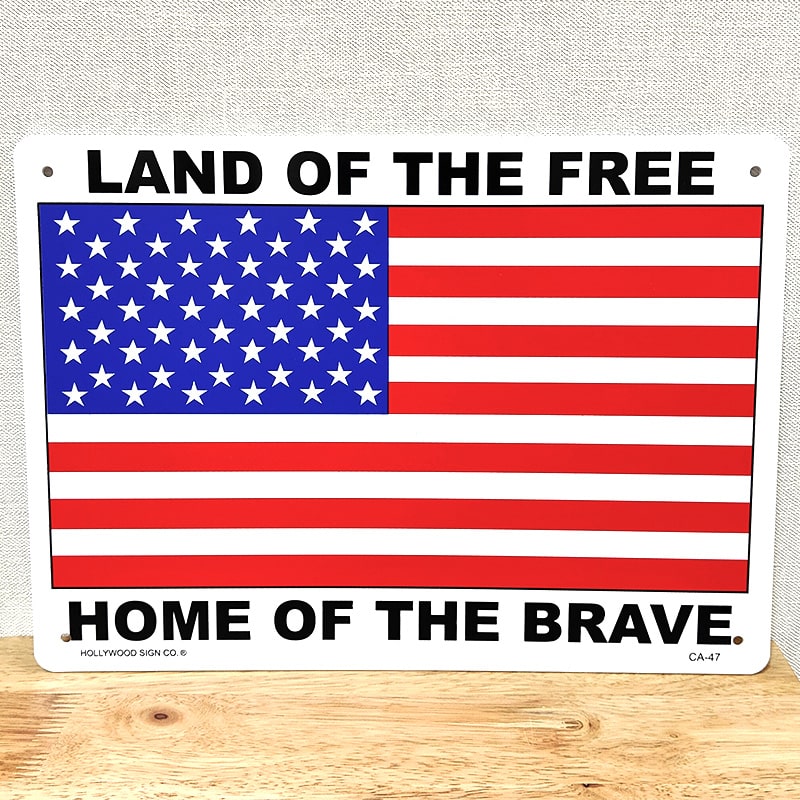看板 サインボード アメリカ 国旗 雑貨 プレート お店 壁飾り アメリカン 雑貨 レッド 星条旗 インテリ..