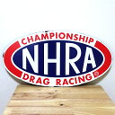 ブリキ看板 アンティーク NHRA OVAL LOGO アメリカン ビンテージ 壁掛け 珍しい プレート おしゃれ 壁飾り かわいい ネイビー レッド 雑貨 大きい 可愛い インテリア サーファー カフェ 店舗