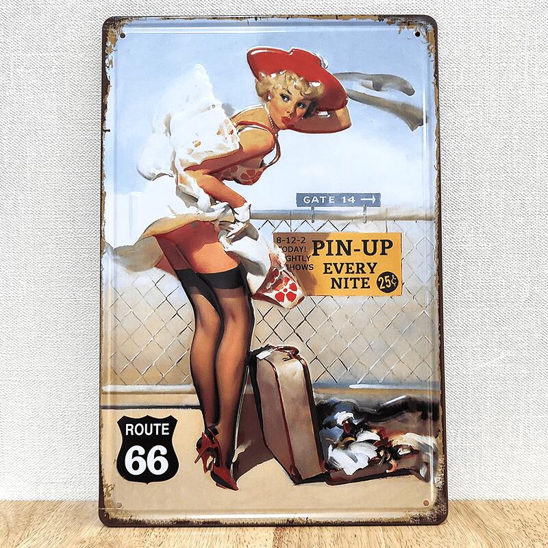 uLŔ  PIN-UP Route 66 ZNV[ re[W AeB[N K[W 킢 v[g  Ǐ AJ G CeA T[t@[ JtF X