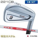 ブリヂストン 221CB アイアン 6本セット ( 5-PW) 日本正規品 N.S.PRO MODUS TOUR120（モーダス120/MODUS120） 221CBアイアン/BRIDGESTONE/221 CB/IRON BSG/ブリジストン/メーカーカスタム/特注/日本仕様/2022年モデル/右打用