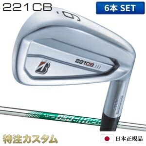 ブリヂストン 221CB アイアン 6本セット (#5-PW) 日本