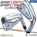 ブリヂストン 258CBP & 242CB+プラス コンボ アイアン 5本セット (#6-PW) 日本正規品 ダイナミックゴールド105 R300,S200,X...