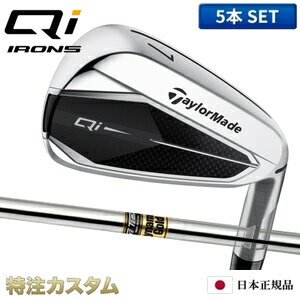 テーラーメイド Qi アイアン 5本セット（ 6-PW）日本正規品 2024 ダイナミックゴールド S200,X100（Dynamic Gold S200,X100） TaylorMade Qi Iron キューアイ アイアン メーカーカスタム 特注 日本仕様 右打用/左利き用/レフティ/レフトハンド