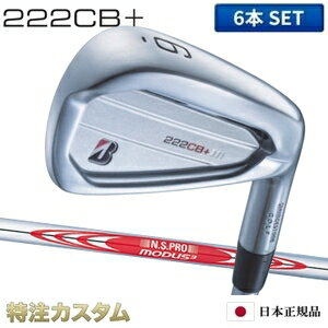 ブリヂストン 222CB (プラス) アイアン 6本セット（ 5-PW）日本正規品 N.S.PRO MODUS TOUR 120（モーダス120/MODUS120） 222CBプラスアイアン/BRIDGESTONE/222 CB /IRON BSG/ブリジストン/メーカーカスタム/特注/日本仕様/2022年モデル/右打用