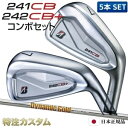 ブリヂストン 241CB & 242CB+プラス コンボ アイアン 5本セット (#6-PW) 日本正規品 ダイナミックゴールド120 R300,S200,X1...