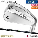 テーラーメイド P790 アイアン 5本セット(#6-PW)日本正規品 2025年モデル TRAVIL IRON 85,95,105( トラビル トラヴィル ア...