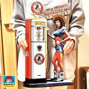 【訳あり】ブリキ看板 ビンテージ セクシー Wanna Fill'er up ? 女性 ガソリンスタンド アンティーク おしゃれ アメリカン 壁掛け プレート ...
