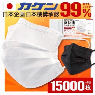 ☆本日限定価格☆【耳が痛くならない不織布マスク】 マスク 300箱 15000枚 + 300枚 不織布 カラー 日本企画 平ゴム 不織布マスク 黒 包装 メンズ 大きめ こども やわらか いつもの 耳が痛くならない 夏 大人 安い おしゃれ 使い捨てマスク 立体 送料無料 爽快適