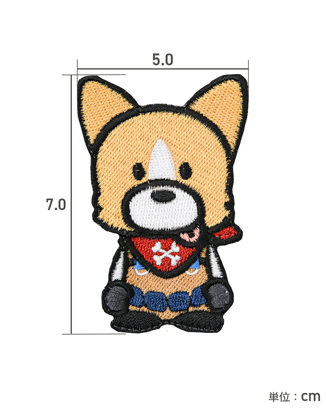 【KILONINER日本公式ショップ】 キャラクター パッチ-コーギー キロナイナー ワッ...
