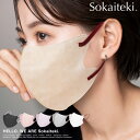 「感動！小顔効果抜群の話題のマスク」 deCOGAO 20枚 1箱 マスク 不織布 くちばし型 不織布マスク 立体 立体マスク カラー 3D メガネが曇りにくい バイカラー 柔らかい 小さめ 小顔 日本 送料無料 SOKAITEKI･･･
