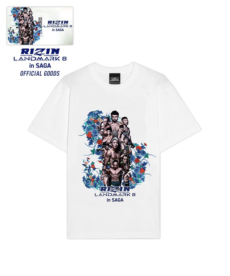 【RIZIN LANDMARK 8 大会限定 公式グッズ Tシャツ】トップス Tシャツ 半袖 プリント メンズ レディース キッズ トレーニング ジム 格闘技 キックボクシング ボクシング 総合格闘技 MMA 公式 RIZIN ライジン 公式グッズ S M L XL XXL