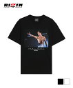 【RIZIN公式グッズ】 トップス Tシャツ 半袖 朝倉未来 プリント メンズ レディース ユニセックス ホワイト ブラック おしゃれ スポーツ ボクシング 格闘技 RIZIN ライジン S M L XL XXL