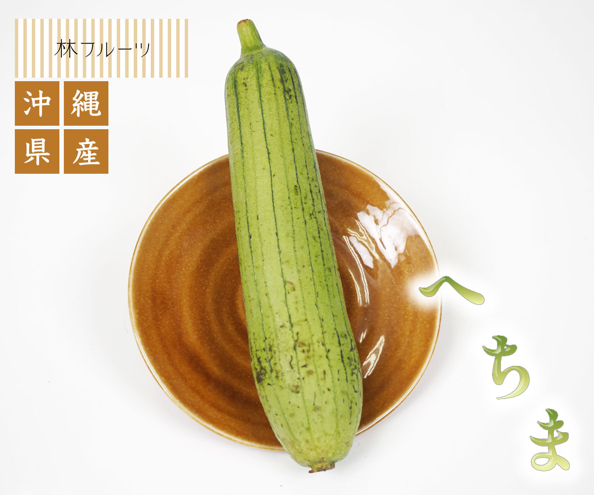 【沖縄県産 へちま 1本 林フルーツ】ご自宅用 ご家庭用 旬 旬の野菜