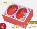 【宮崎県産 完熟マンゴー 秀品 4Lサイズ 2玉入り 林フルーツ】御祝 快気祝 御礼 お見舞い 粗品 内祝 出産祝い お供 志 誕生日 季節の果物 旬 くだもの...