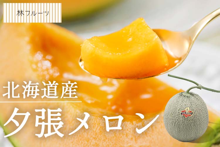 【お中元企画 夕張メロン 1玉 林フルーツ】お中元 御中元 夏 御礼 贈答 お返し おちゅうげん なつ サマーギフト 季節の果物 旬 くだもの 送料無料のサムネイル