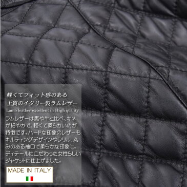 レザー コート ジャケット イタリア製 (LA1069)レデイース ladies レディス ダウンコート レザー コート DOWN COAT ladies レザー ミセス ファッション 40代 50代