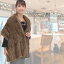 ロシアンセーブル編みこみストール40cm幅毛皮 ファー 女性用 レデイース プレゼント ギフト ファーストール ケープ ボレロ ストール 毛皮の王様 ミセス ファッション(9904)