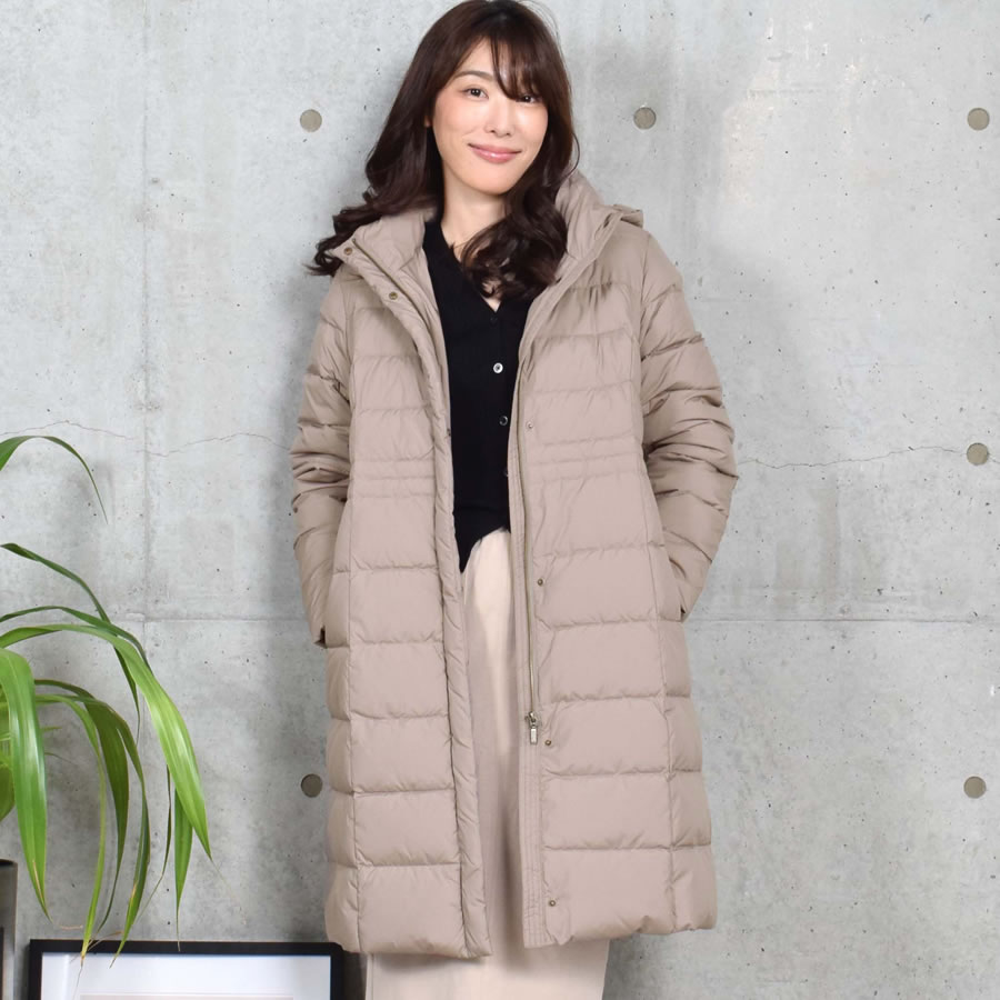 楽天市場】ロング ダウンコート(カラーベージュ)(レディース 楽天市場】ロング ダウンコート(カラーベージュ)(レディース