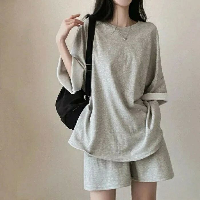 おしゃれ ルームウェア スポーツウェア 綿 上下セット 薄手 ショートパンツ 半袖 tシャツ 夏 レディース