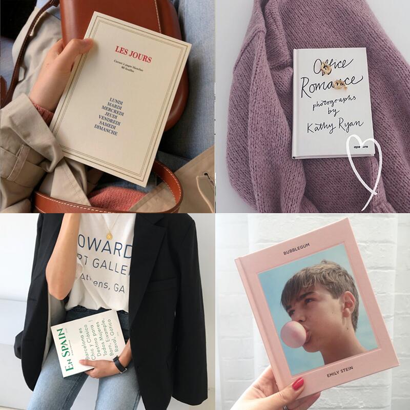 レッド 赤 ピンク ホワイト レトロ ハードカバー 置物 飾り アンティーク ディスプレイ 本型 洋書 英語..