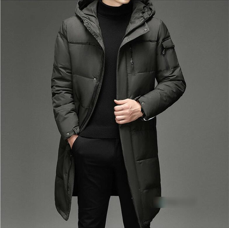 厚手 冬服 秋冬服 フード付き 羽毛 アウター ダウンジャケット ベンチコート 暖か...